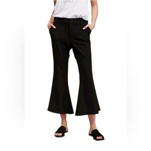 FREE PEOPLE Lori Flared Pants Cropped Black NWT Size 0
